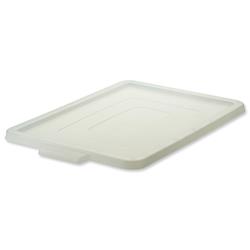 Strata Jumbo Storemaster Crate Lid Translucent