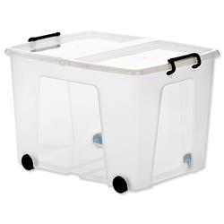 Strata Smart Box ClipOn Folding Lid Carry Handles 75 HW676CLR