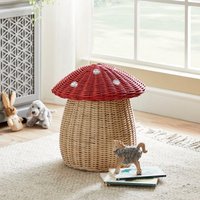 Toadstool Rattan Storage Basket