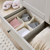 Coastal Stripe 4 Cube Organiser
