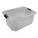 Strata StoreMaster Crate Medium ClearSilver 510x375x240mm HW307