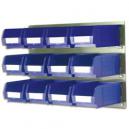 Barton Bin Kit Louvred Panel and 12 x TC2 Bins Blue 010096GB