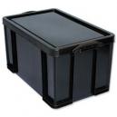 Large plastic storage boxes 84 litres