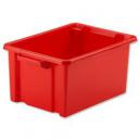 Strata Storemaster Crate Red Midi 360x270x190mm