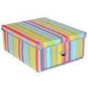 Form Multicolour Striped Plastic Storage box