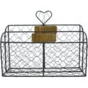 Brown Wire Letter Rack Brown
