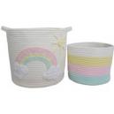 Unicorn Dreams Pack of 2 Storage Baskets
