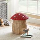 Toadstool Rattan Storage Basket
