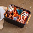 SmartStore Pro Box 14L with inserts Black and Orange