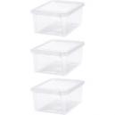 SmartStore Home 14L Set of 3 Boxes Clear