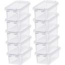 SmartStore Home 03L Set of 10 Storage Boxes Clear