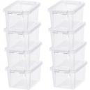 SmartStore Home 15L Set of 8 Storage Boxes Clear