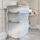 Wham Set of 3 Assorted Size Wheeled Boxes and Lids