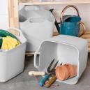 Wham FlexiStore Set of 3 Grey Tubs 15L