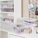 Wham Crystal Set of 8 Clear Boxes and Lids 4L