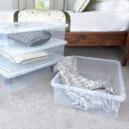 Wham Crystal Set of 4 Underbed Storage Boxes and Lids 46L