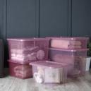Wham Crystal Set of 5 Assorted Boxes and Lids