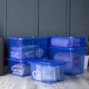 Wham Crystal Set of 5 Assorted Size Boxes and Lids