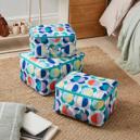 Set of 3 Modern Brights Storage Bags