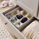 Coastal Stripe 9 Cube Organiser