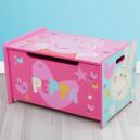 Return Peppa Pig Deluxe Wooden Toy Box and Bench
