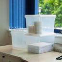 Wham Clip Pack of 4 Rectangle Storage Boxes With Lids