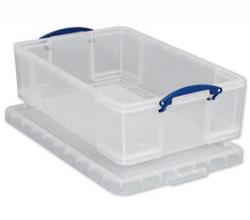 Really Useful Storage Box Plastic Lightweight Robust Stackable 50C