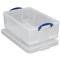 Really Useful Storage Box Plastic Lightweight Robust Stackable 50C