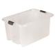 Strata StoreMaster Crate Large ClearSilver 590x410x295mm HW314