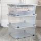 Wham Set of 3 Storage Boxes with Wheels and Lid