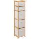 Tidy White 5 Box Storage Unit